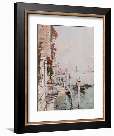 The Grand Canal, Venice-Franz Richard Unterberger-Framed Giclee Print