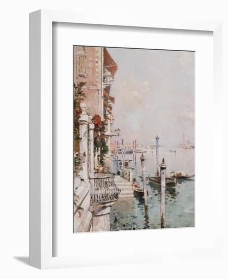 The Grand Canal, Venice-Franz Richard Unterberger-Framed Giclee Print