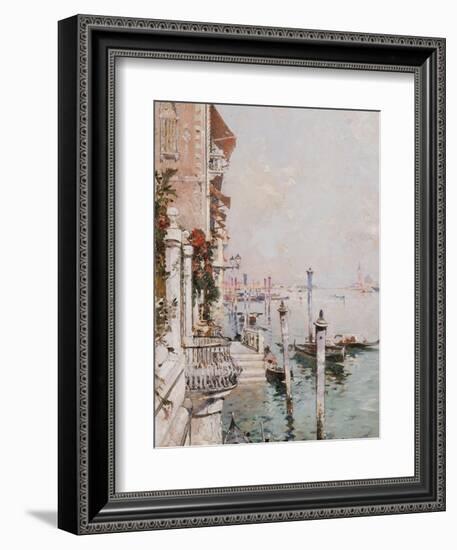 The Grand Canal, Venice-Franz Richard Unterberger-Framed Giclee Print