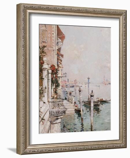 The Grand Canal, Venice-Franz Richard Unterberger-Framed Giclee Print