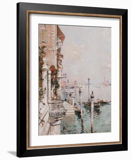 The Grand Canal, Venice-Franz Richard Unterberger-Framed Giclee Print