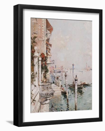 The Grand Canal, Venice-Franz Richard Unterberger-Framed Giclee Print