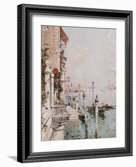 The Grand Canal, Venice-Franz Richard Unterberger-Framed Giclee Print