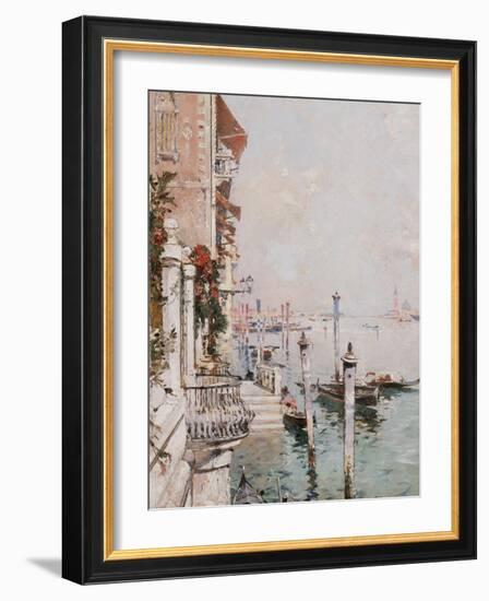 The Grand Canal, Venice-Franz Richard Unterberger-Framed Giclee Print