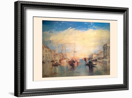 The Grand Canal, Venice-J. M. W. Turner-Framed Art Print