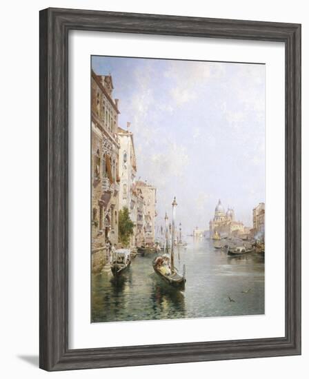 The Grand Canal, Venice-Franz Richard Unterberger-Framed Giclee Print