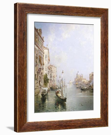 The Grand Canal, Venice-Franz Richard Unterberger-Framed Giclee Print