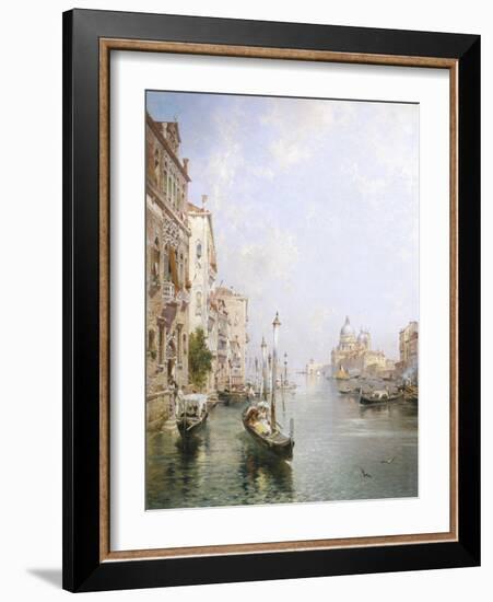 The Grand Canal, Venice-Franz Richard Unterberger-Framed Giclee Print