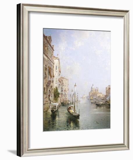 The Grand Canal, Venice-Franz Richard Unterberger-Framed Giclee Print