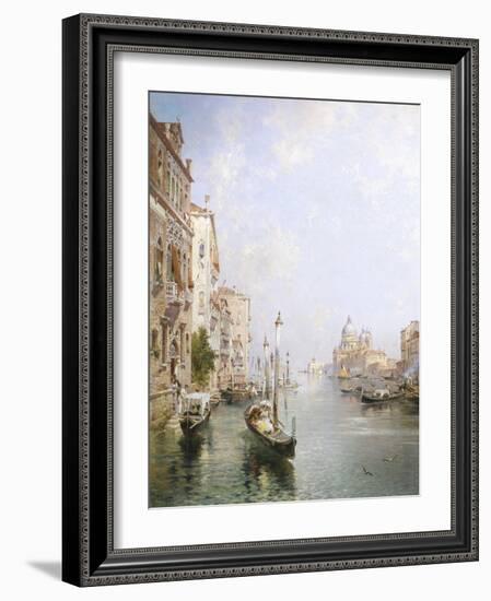 The Grand Canal, Venice-Franz Richard Unterberger-Framed Giclee Print