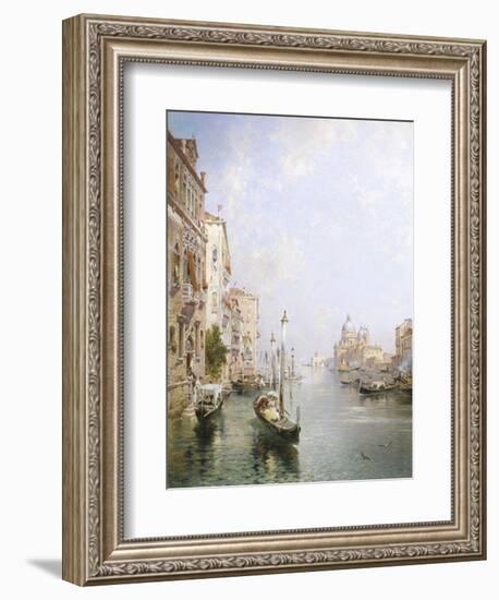 The Grand Canal, Venice-Franz Richard Unterberger-Framed Giclee Print