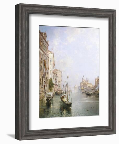 The Grand Canal, Venice-Franz Richard Unterberger-Framed Giclee Print