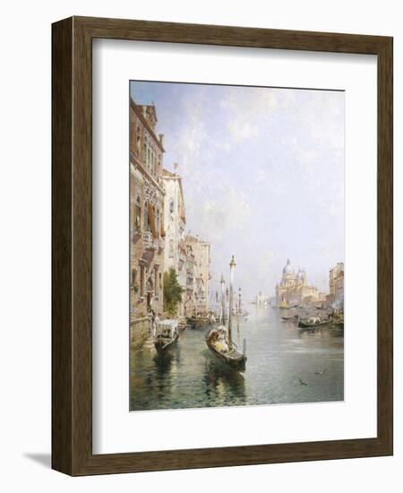 The Grand Canal, Venice-Franz Richard Unterberger-Framed Giclee Print