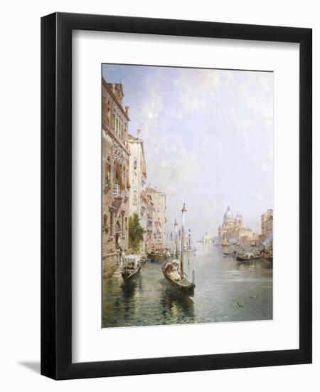 The Grand Canal, Venice-Franz Richard Unterberger-Framed Giclee Print