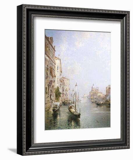 The Grand Canal, Venice-Franz Richard Unterberger-Framed Giclee Print