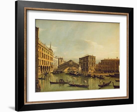 The Grand Canal, Venice-Bernardo Bellotto-Framed Giclee Print