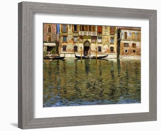 The Grand Canal, Venice-Carlo Brancaccio-Framed Giclee Print