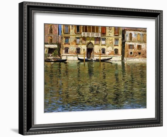 The Grand Canal, Venice-Carlo Brancaccio-Framed Giclee Print