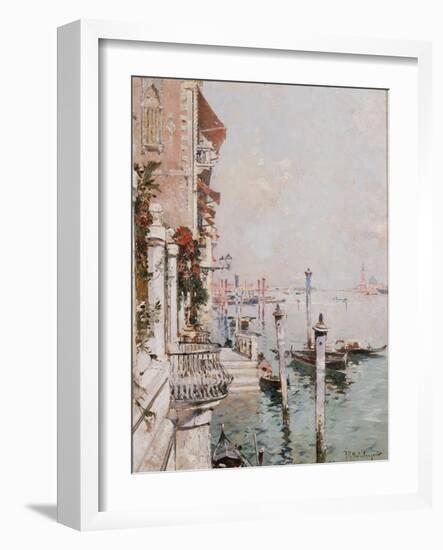 The Grand Canal, Venice-Franz Richard Unterberger-Framed Giclee Print