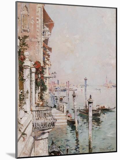 The Grand Canal, Venice-Franz Richard Unterberger-Mounted Giclee Print