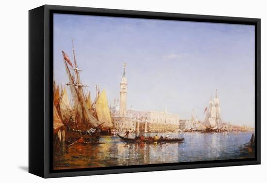 The Grand Canal, Venice-Felix Ziem-Framed Premier Image Canvas