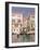 The Grand Canal with the Campanile of St Maria Gloriosa dei Frari, Venice-Rubens Santoro-Framed Giclee Print