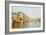 The Grand Canal with the Rialto Bridge, Venice-Rafael Senet-Framed Giclee Print