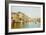 The Grand Canal with the Rialto Bridge, Venice-Rafael Senet-Framed Giclee Print