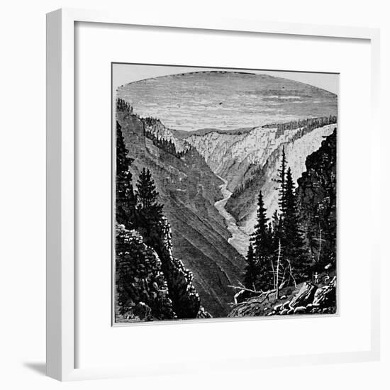'The Grand Cañon', 1883-Unknown-Framed Giclee Print