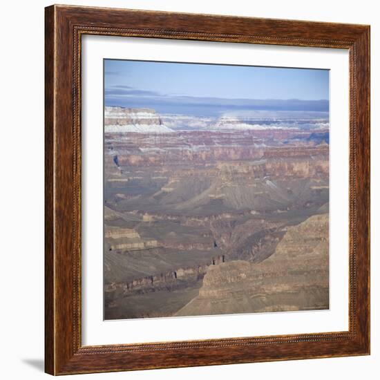 The Grand Canyon in Winter, Unesco World Heritage Site, Arizona, USA-Tony Gervis-Framed Photographic Print