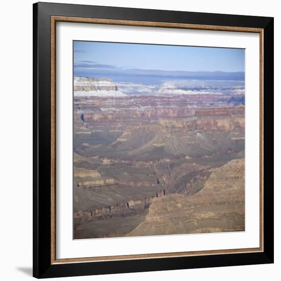 The Grand Canyon in Winter, Unesco World Heritage Site, Arizona, USA-Tony Gervis-Framed Photographic Print