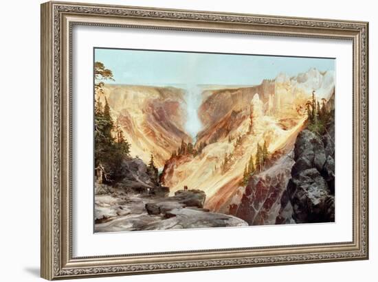 The Grand Canyon of the Yellowstone, 1872-Thomas Moran-Framed Giclee Print