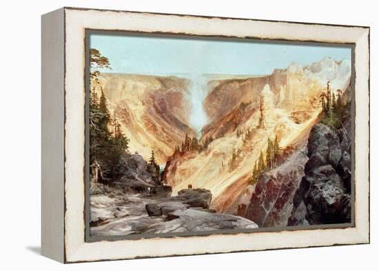 The Grand Canyon of the Yellowstone, 1872-Thomas Moran-Framed Premier Image Canvas