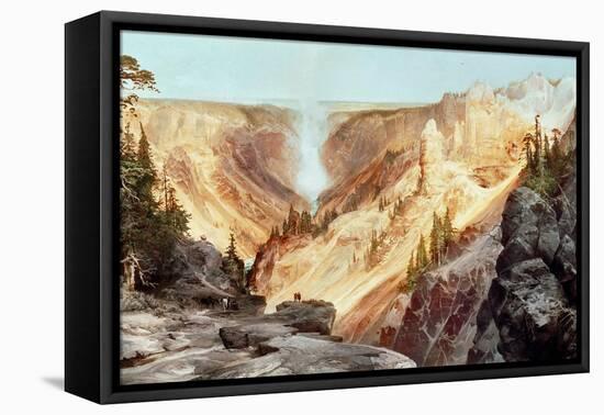 The Grand Canyon of the Yellowstone, 1872-Thomas Moran-Framed Premier Image Canvas