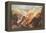 The Grand Canyon of the Yellowstone-Thomas Moran-Framed Stretched Canvas