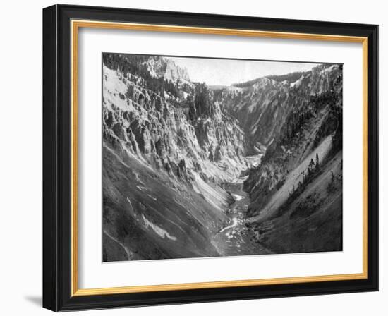 The Grand Canyon, Yellowstone National Park, USA, 1893-John L Stoddard-Framed Giclee Print