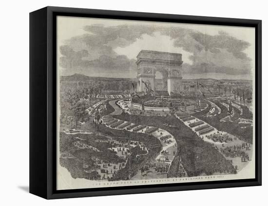 The Grand Fete of Fraternity, at Paris-null-Framed Premier Image Canvas