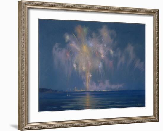 The Grand Finale, Late 19th-Early 20th Century (Pastel on Paper)-Lendall Pitts-Framed Giclee Print