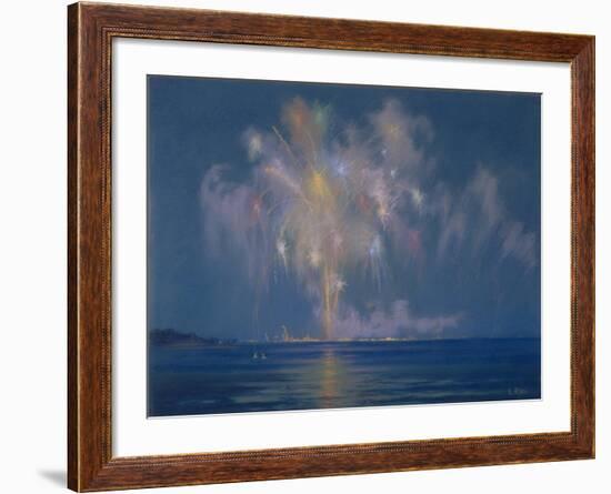 The Grand Finale, Late 19th-Early 20th Century (Pastel on Paper)-Lendall Pitts-Framed Giclee Print