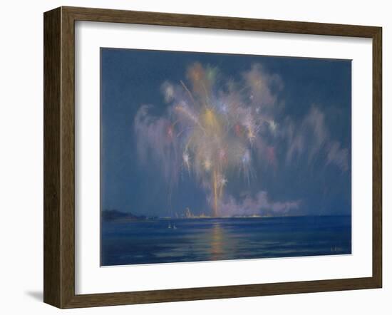 The Grand Finale, Late 19th-Early 20th Century (Pastel on Paper)-Lendall Pitts-Framed Giclee Print