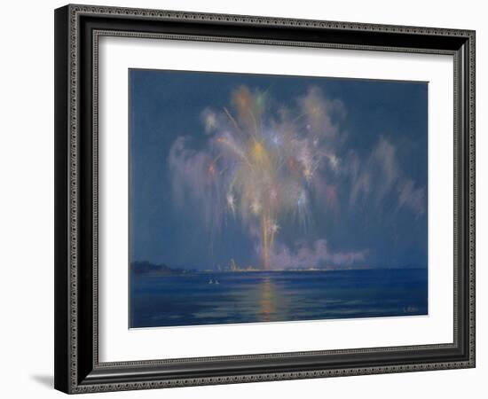 The Grand Finale, Late 19th-Early 20th Century (Pastel on Paper)-Lendall Pitts-Framed Giclee Print