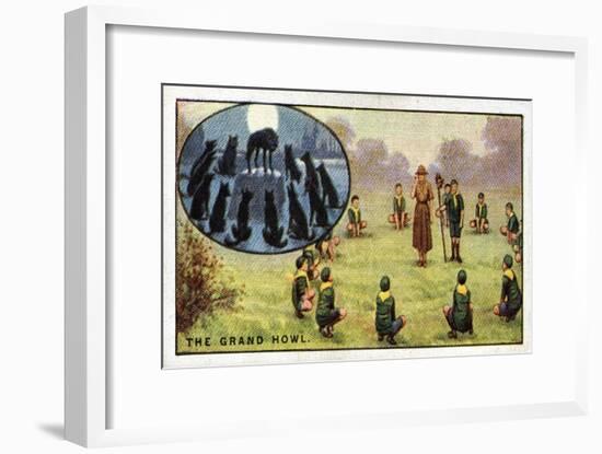 The Grand Howl, 1929-English School-Framed Giclee Print