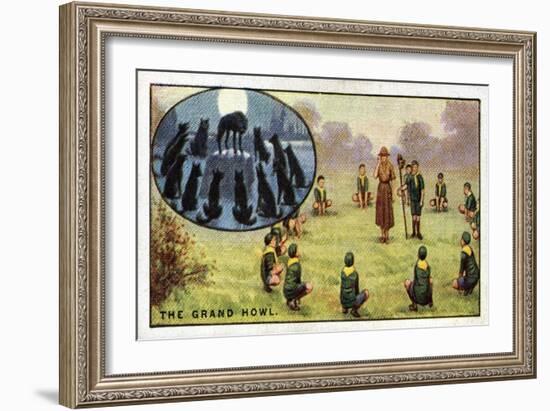 The Grand Howl, 1929-English School-Framed Giclee Print