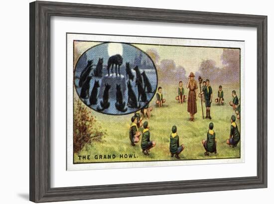 The Grand Howl, 1929-English School-Framed Giclee Print