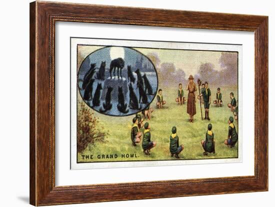 The Grand Howl, 1929-English School-Framed Giclee Print