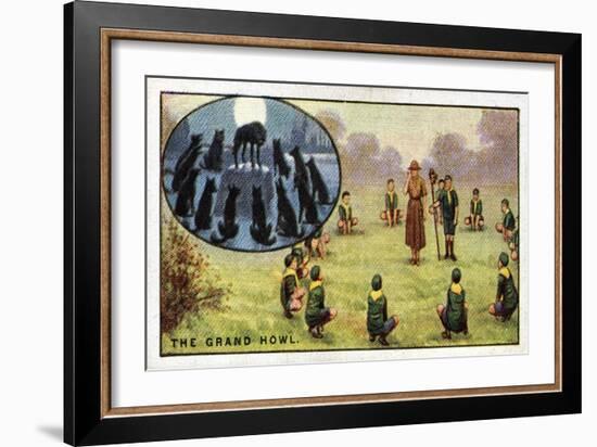 The Grand Howl, 1929-English School-Framed Giclee Print