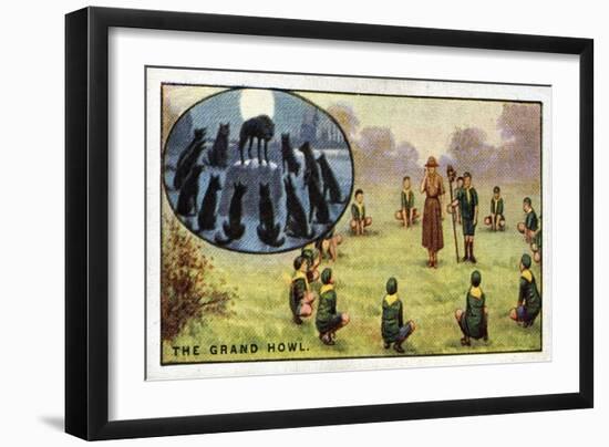 The Grand Howl, 1929-English School-Framed Giclee Print