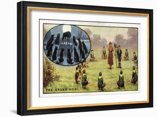 The Grand Howl, 1929-English School-Framed Giclee Print