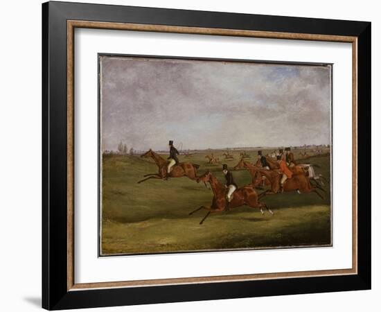 The Grand Leicestershire Steeplechase, March 12Th, 1829: Going the Pace-Henry Thomas Alken-Framed Giclee Print