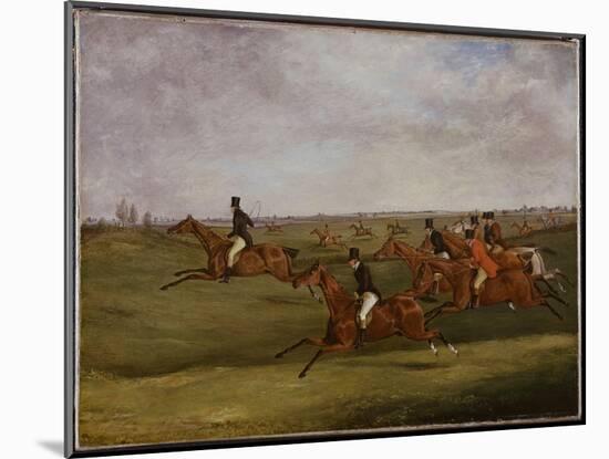 The Grand Leicestershire Steeplechase, March 12Th, 1829: Going the Pace-Henry Thomas Alken-Mounted Giclee Print